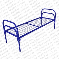 Кровать металлическая одноярусная сетка сварная ‘КС-3’