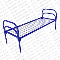 Кровать металлическая одноярусная сетка сварная ‘КС-1’ Эконом-класс