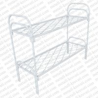 Кровать металлическая двухъярусная сетка прокатная пружина ‘2КП-2’