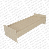 Кровать одноярусная с ламелями из ЛДСП ‘ДКП-3’