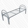Кровать металлическая одноярусная усиленная сетка сварная (2 перемычки + тройная ножка) ‘КС-5У’