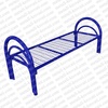 Кровать металлическая одноярусная усиленная сетка сварная (2 перемычки + двойная ножка) ‘КС-2У2’