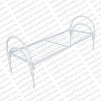 Кровать металлическая одноярусная усиленная сетка сварная (1 перемычка) ‘КС-4’