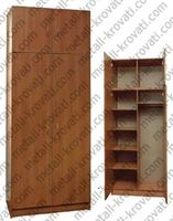 Шкаф 2-створчатый для одежды с антресолью, из ДСП, комбинированный ‘ШК-4’