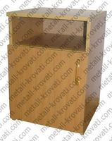 Тумба прикроватная ДСП 16мм, ПВХ 4 мм (с нишей и полкой) ‘П-4У’