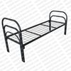 Кровать металлическая одноярусная усиленная сетка сварная (+2 перемычка + тройная ножка) ‘КС-10У’ для больницы