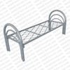 Кровать металлическая одноярусная усиленная сетка прокатная пружина ‘КС-8У8’