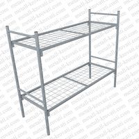 Кровать металлическая двухъярусная усиленная сетка сварная ‘2КС-3’