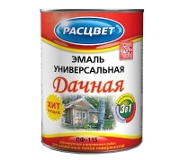 Эмаль "РАСЦВЕТ" универсальная ПФ-115 "Дачная" шоколадная 2,7кг EMPILS