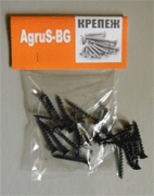 Саморезы для крепления гипсокартона универсальные (черные) 3,5х32 мм, 10шт.