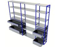 Стеллажи модульные