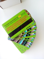 Карты пластиковые от 100 шт 4+0/4+4