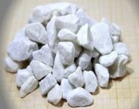 Мраморный щебень, цвет белый