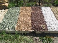 Природная крошка - яшма, кремний, серпентинит