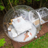 Glamping-bubble-tent-woman-glamping