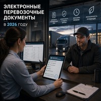 Вебинар "Электронные перевозочные документы в 2026 году"